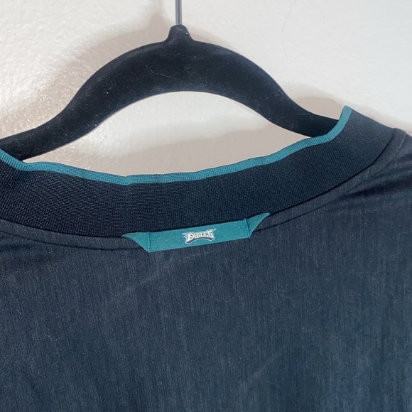 🌲NFL Philadelphia Eagles Nike Dri-fit Black Coaches 1/2 Zip Jacket Men’s Large! - Picture 8 of 10